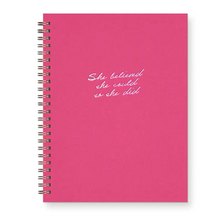  She Believed Journal: Lined Notebook
