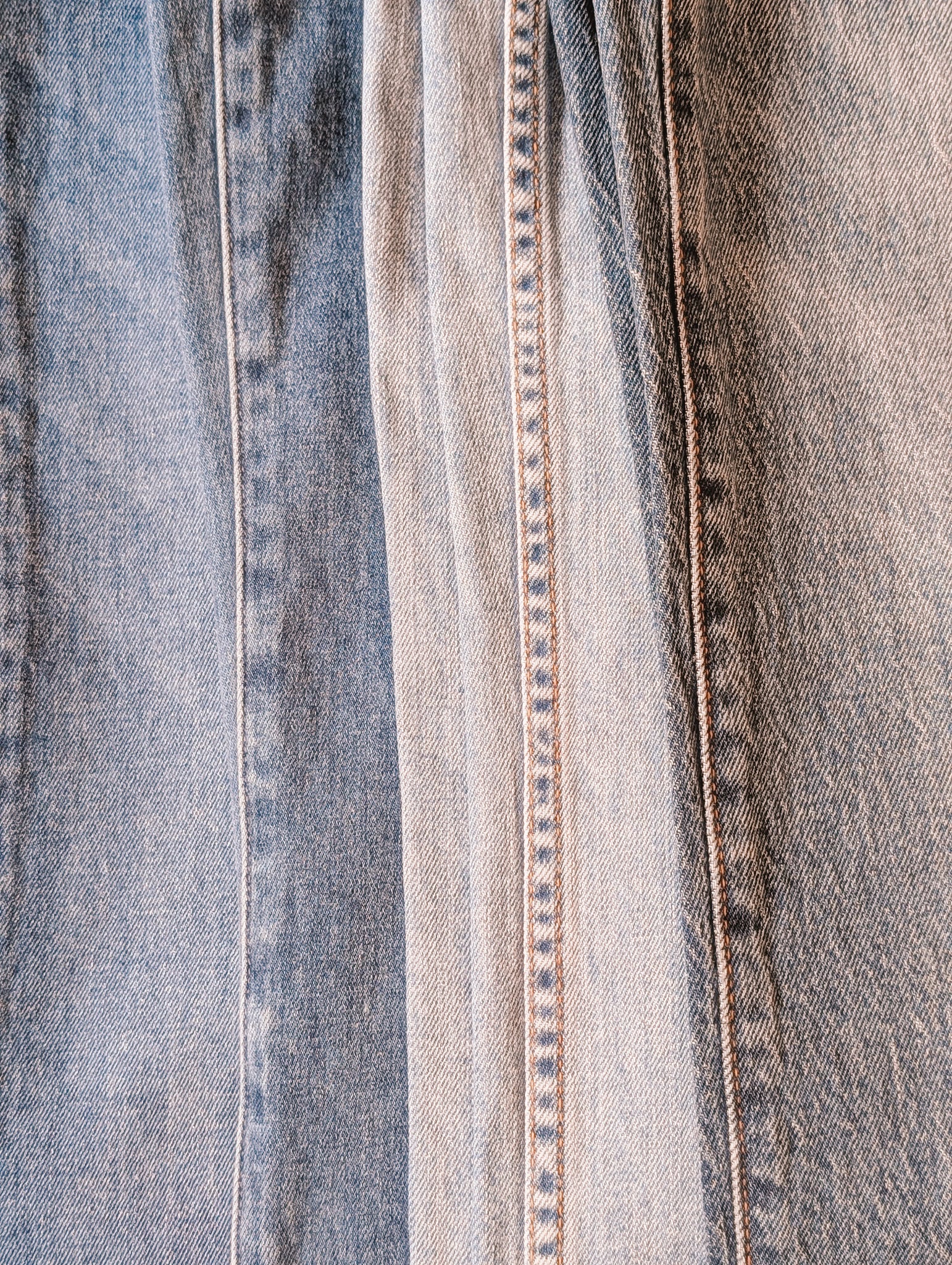 denim + pants + shorts