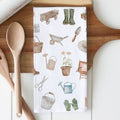 gardening tea towel
