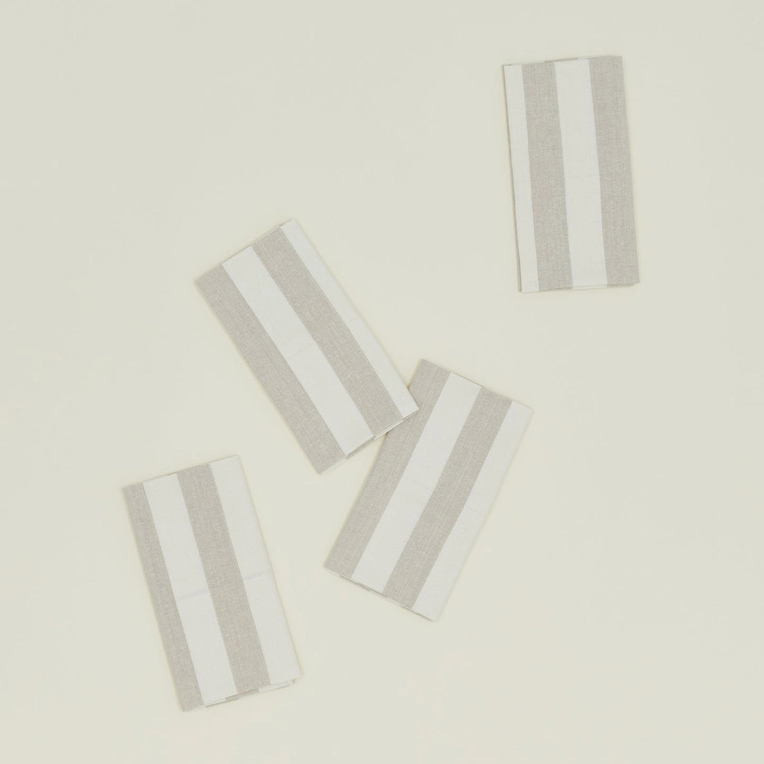 essential striped cotton napkin - set of four