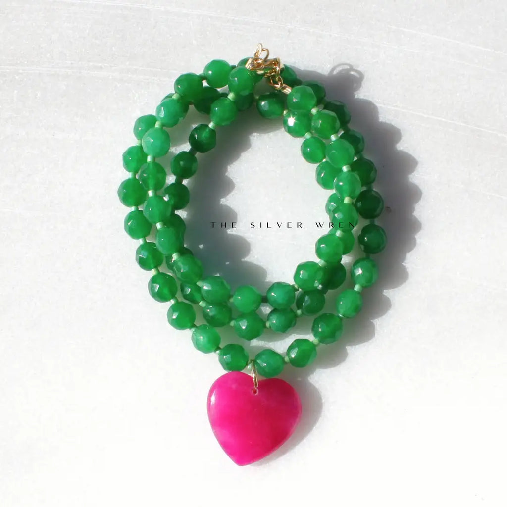 abel jade beaded necklace