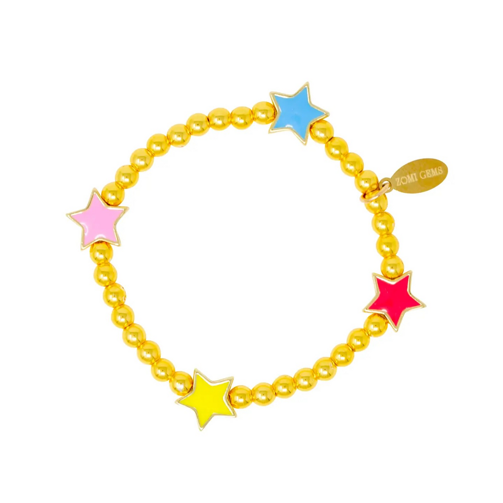stars + hearts elastic bracelets