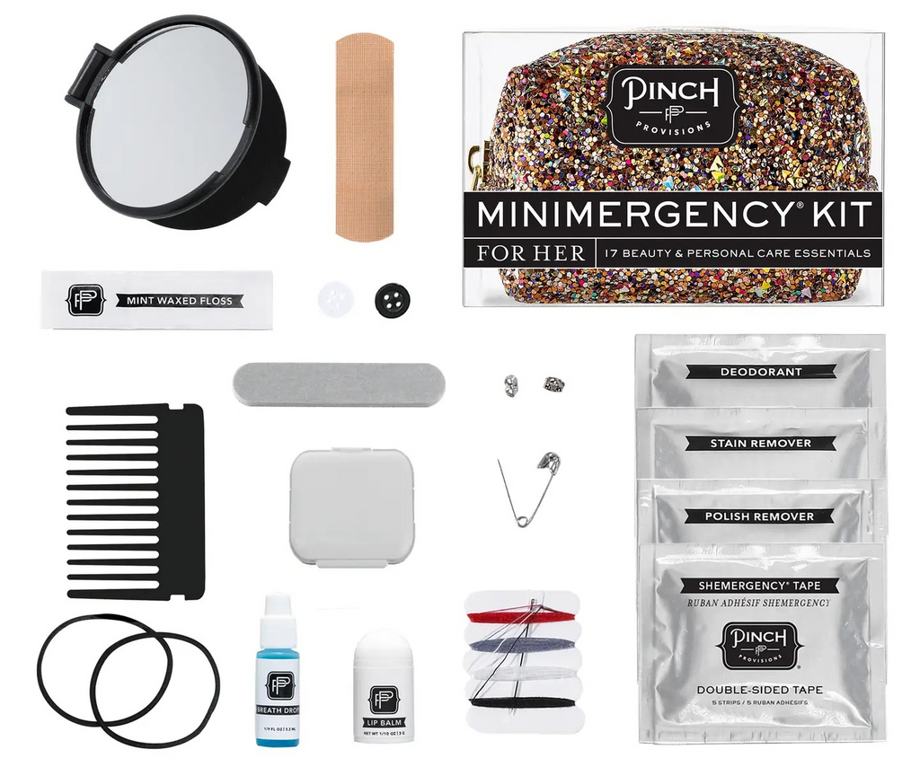 glitter minimergency kit in bronze
