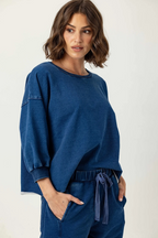 kelly pullover in denim