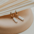 lotus gemma hoop charms