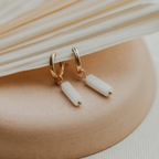 lotus gemma hoop charms