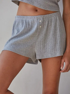 knit pointelle sleep set