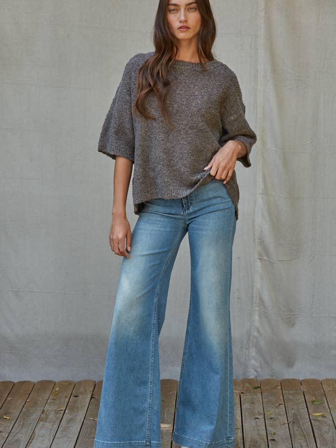 knit s/l sweater