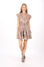 poppy dress in taupe