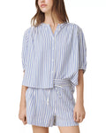 madelyn seersucker stripe blouse