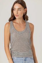 stripe linen danny tank