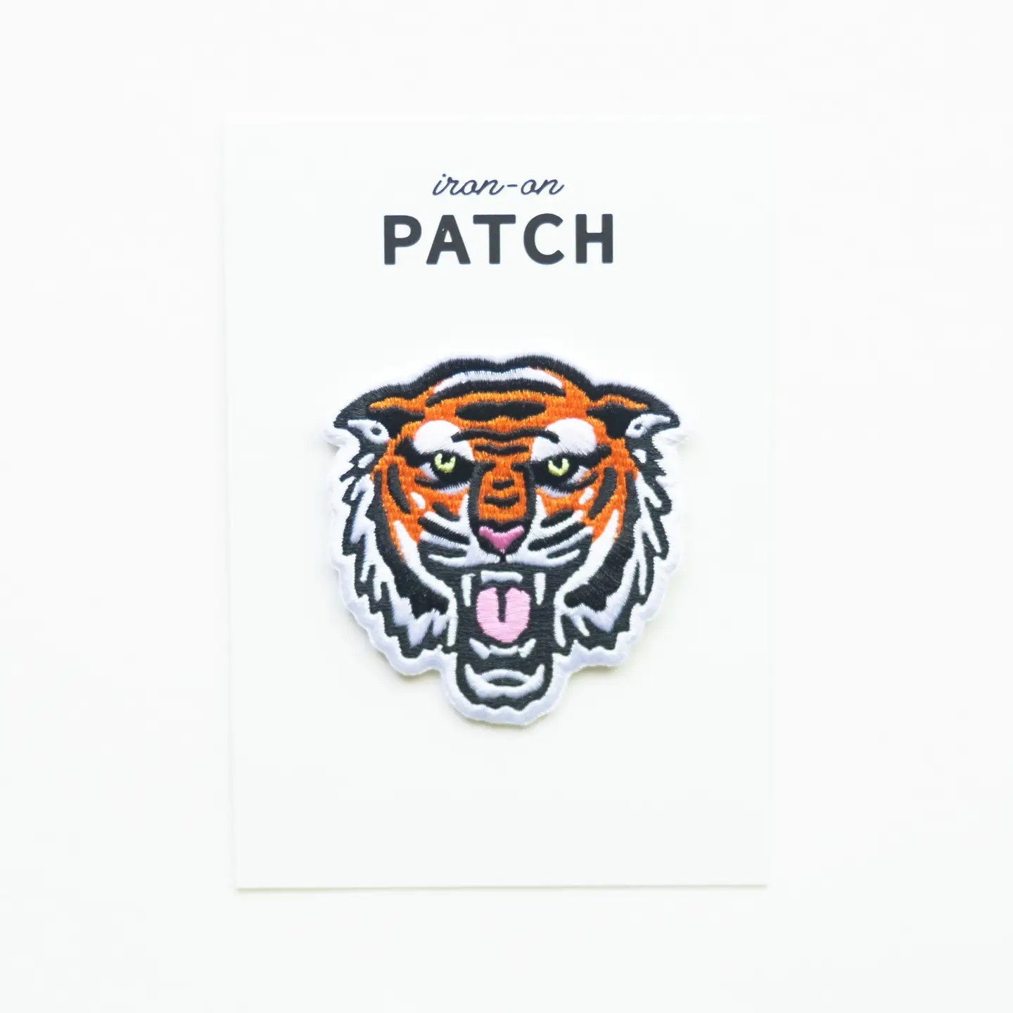 bengal tiger embroidered iron on patch