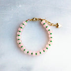 candy jade beaded bracelet