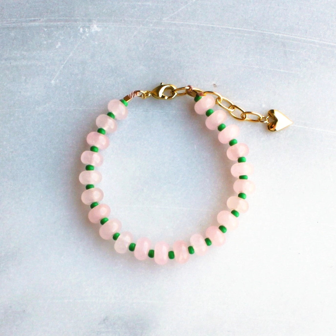 candy jade beaded bracelet