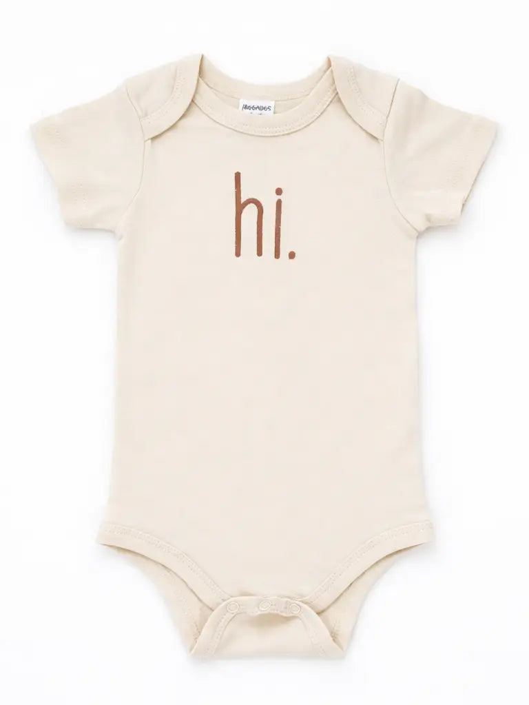 hi. embroidered onsie