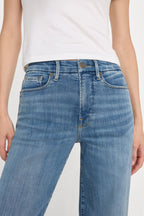 good waist palazzo in indigo