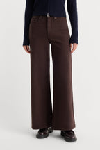 good waist palazzo ankle in espresso