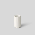 short bud vase - cloud white