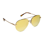 lenox aviators in gold brilliant gold mirror polarized