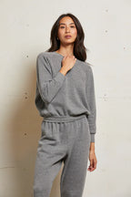 lennon in dark heather gray