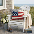 americana hook pillow