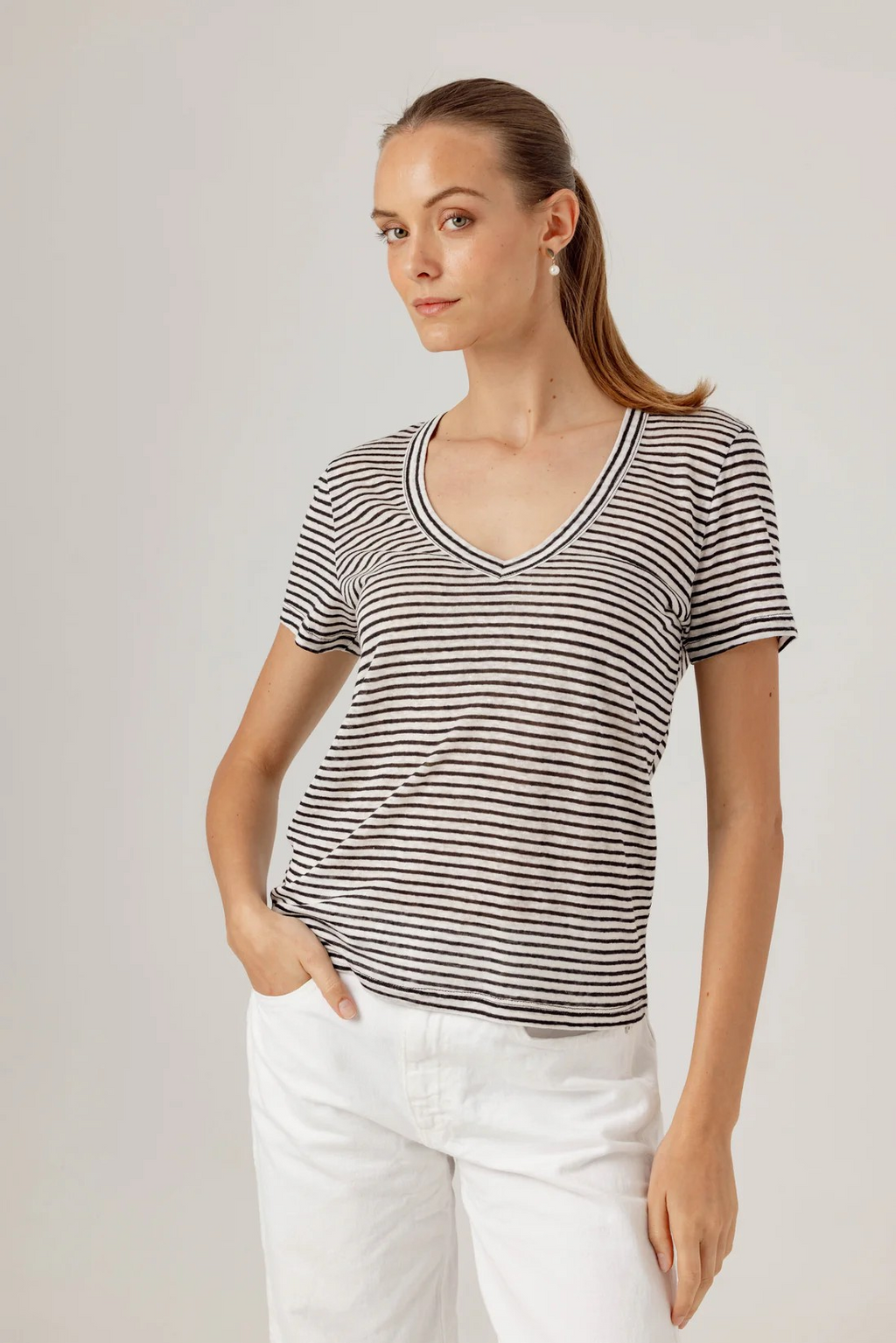 linen jerri tee