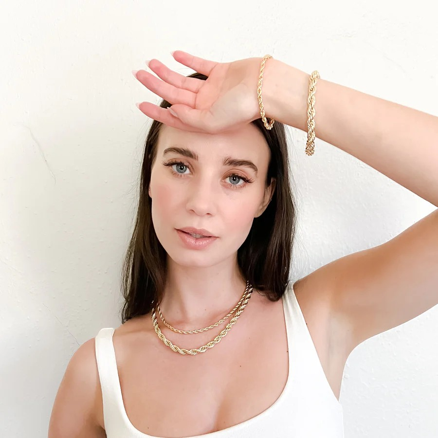 midi valentina bracelet in gold