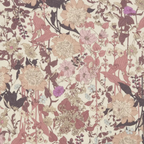 deco blooms candy stripe border lightweight scarf