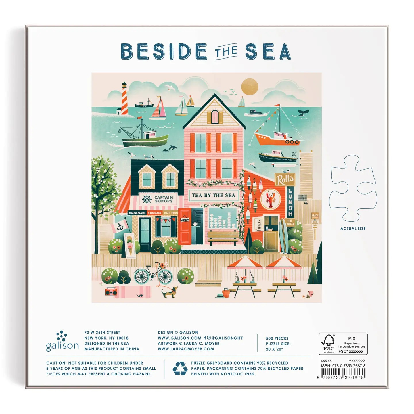 beside the sea 500 piece puzzle