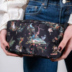 wonderland black travel pouch