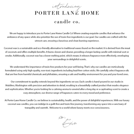 porter lane home candles