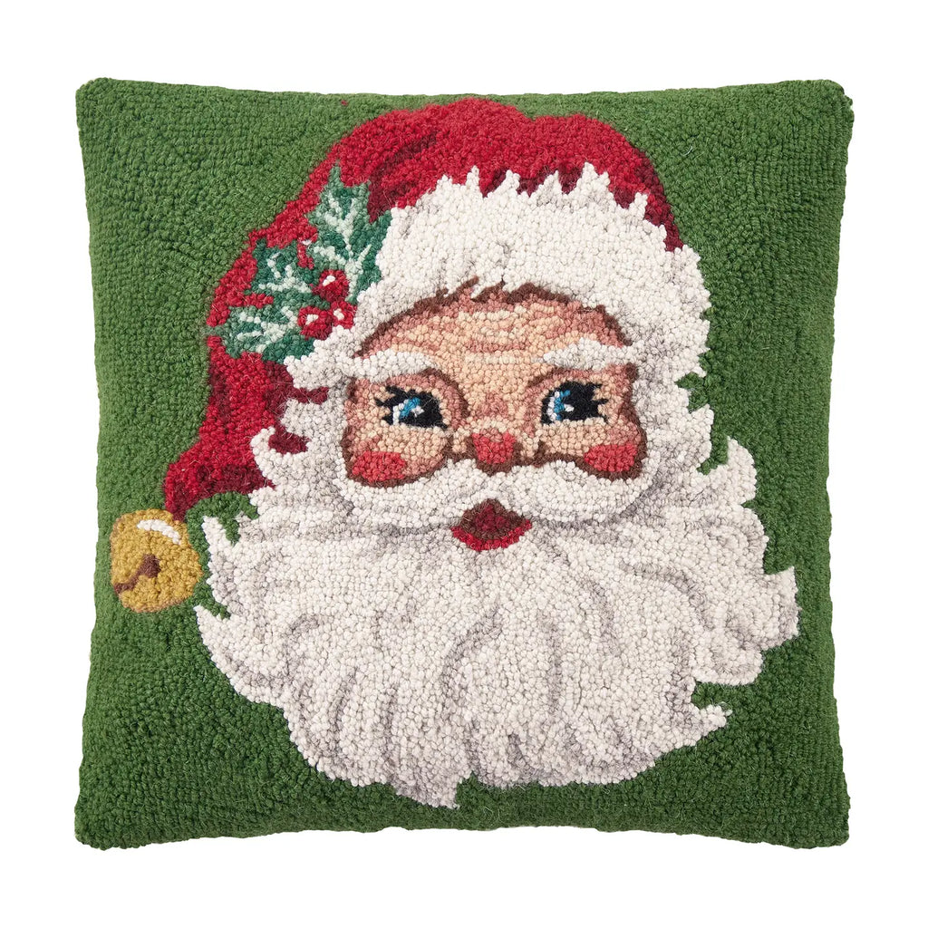 red hat santa hook pillow