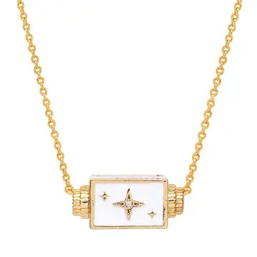 moonlit sky spinner necklace