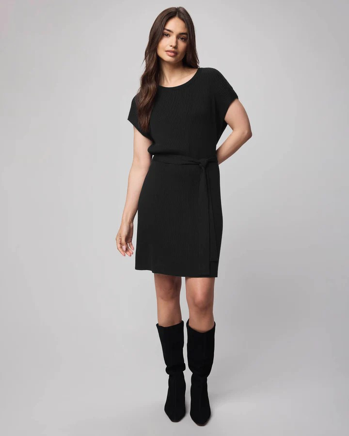 georgie mini dress in black