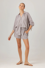 stone stripe fisher shirt