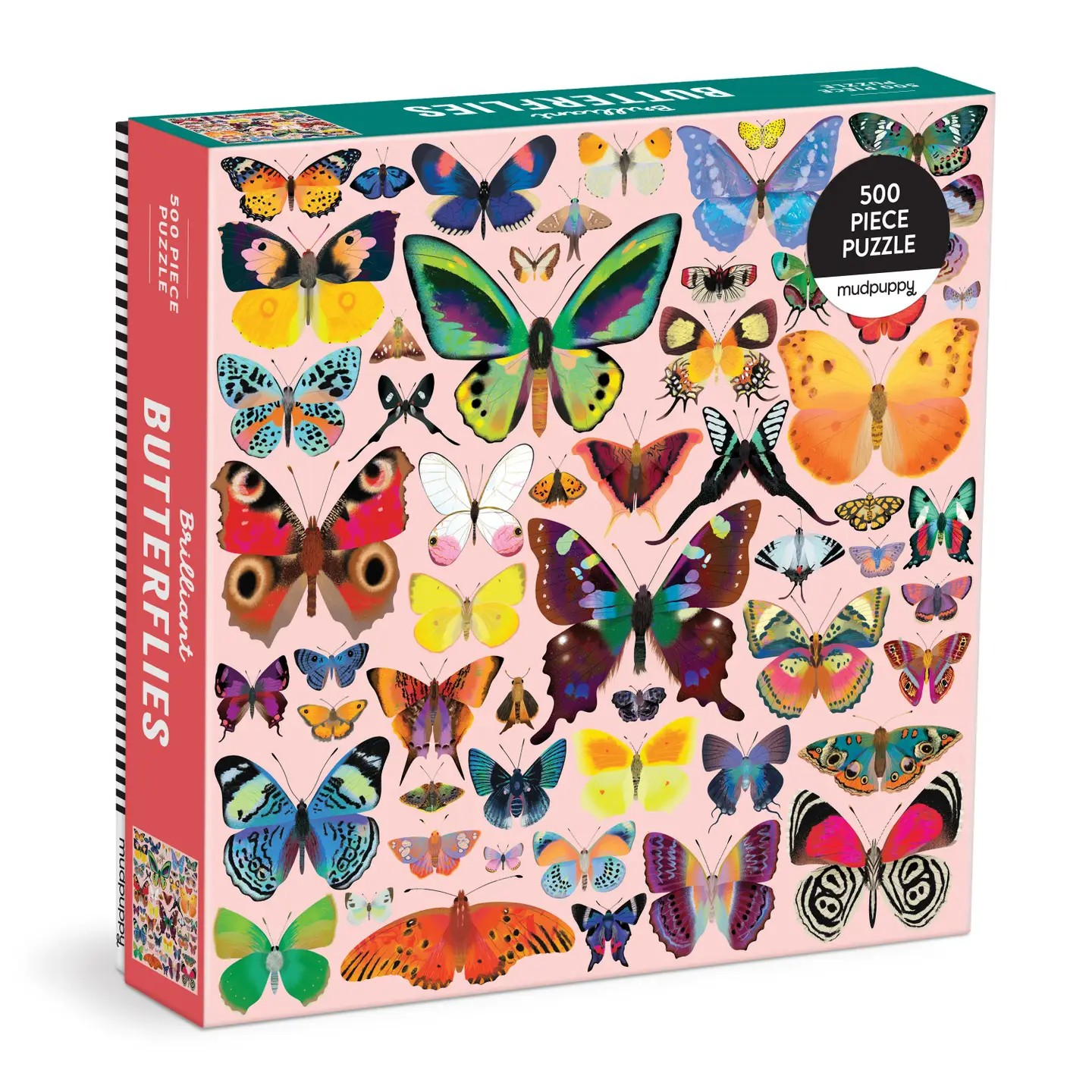 brilliant butterflies 500 piece puzzle