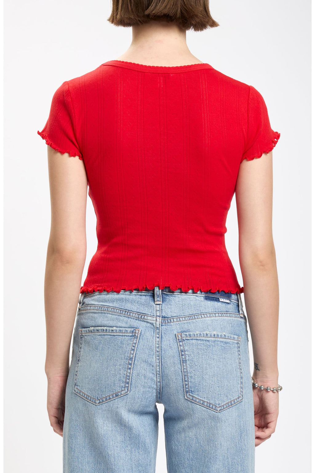 lily baby tee in cherry bomb