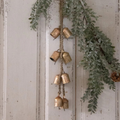 mini hanging brass bells