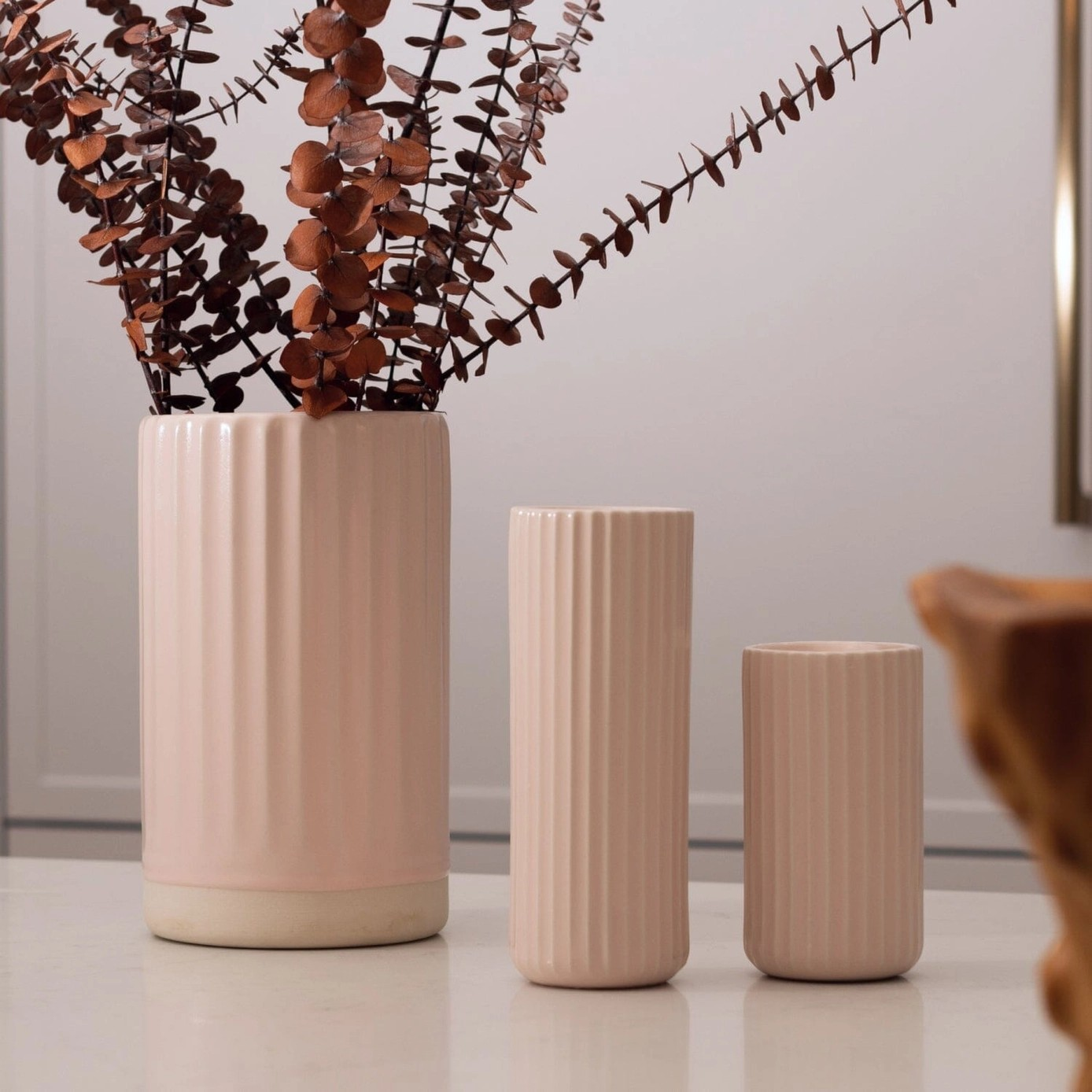 the vase - blush pink