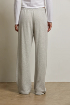nora french terry pant in heather grey