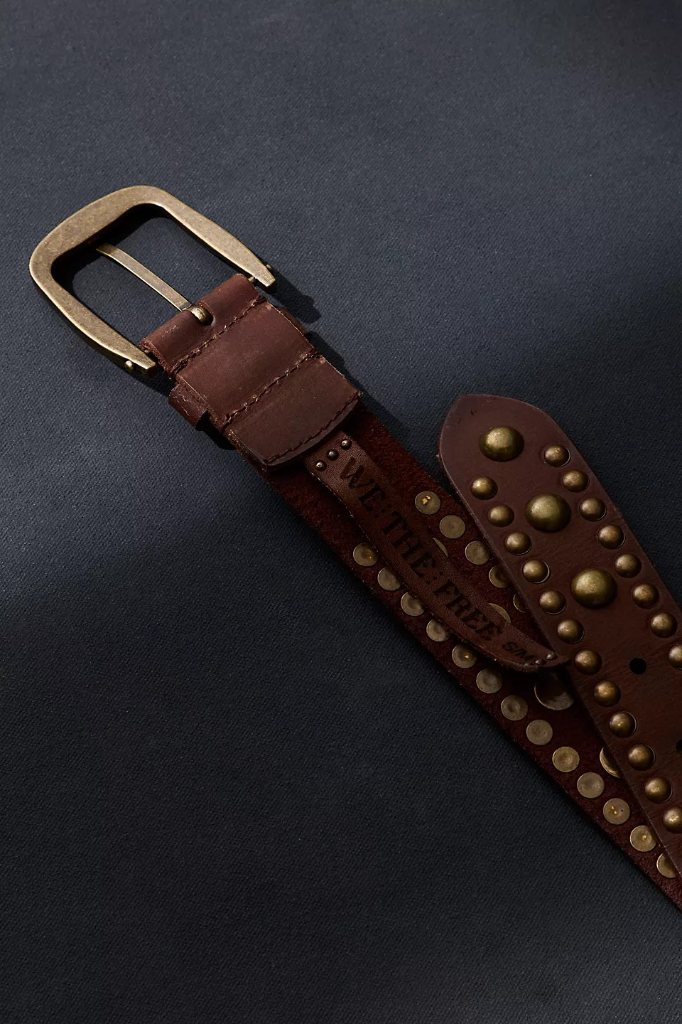 sola belt in cognac