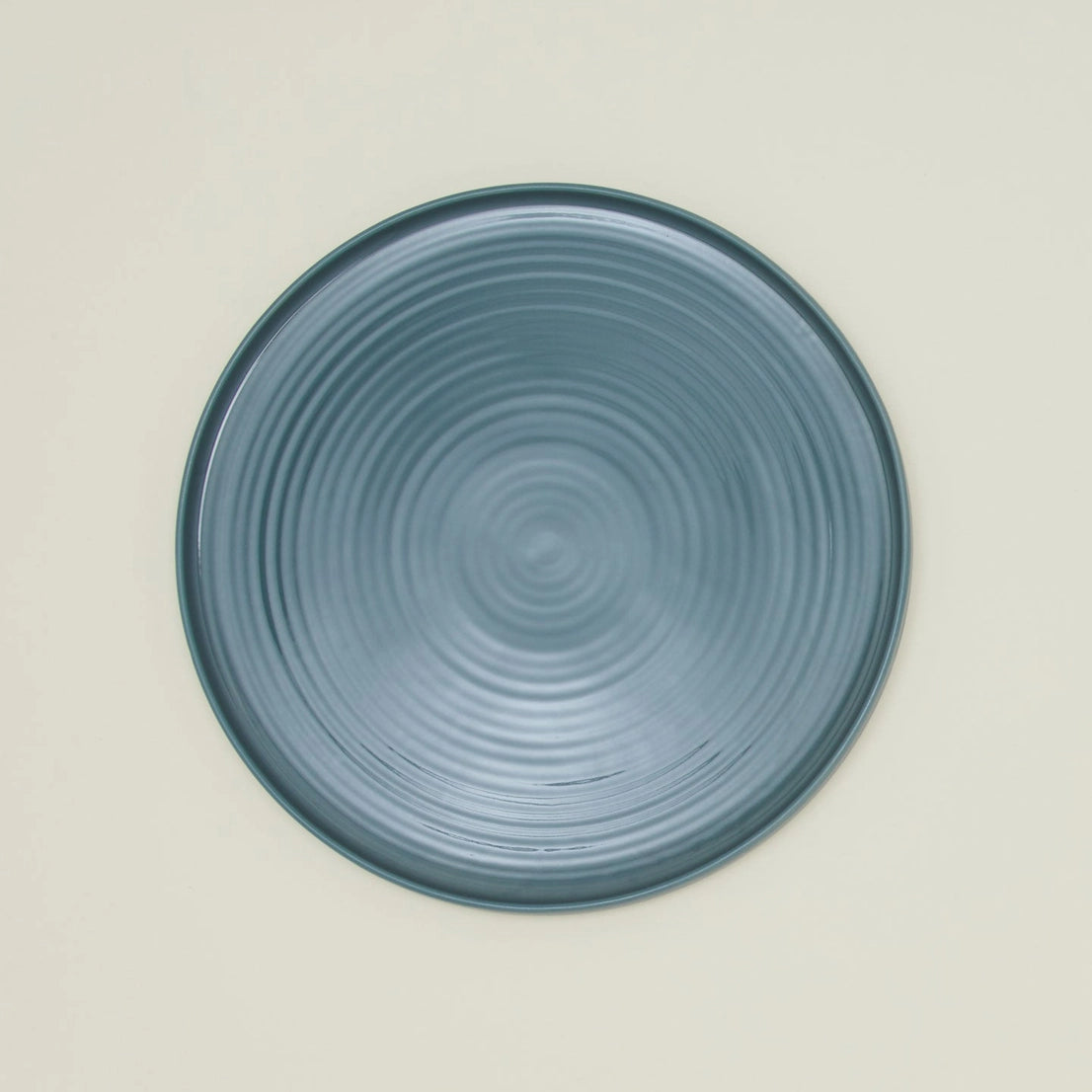 essential serving platter in peacock