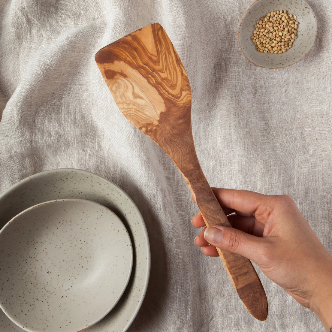 olive wood spatula