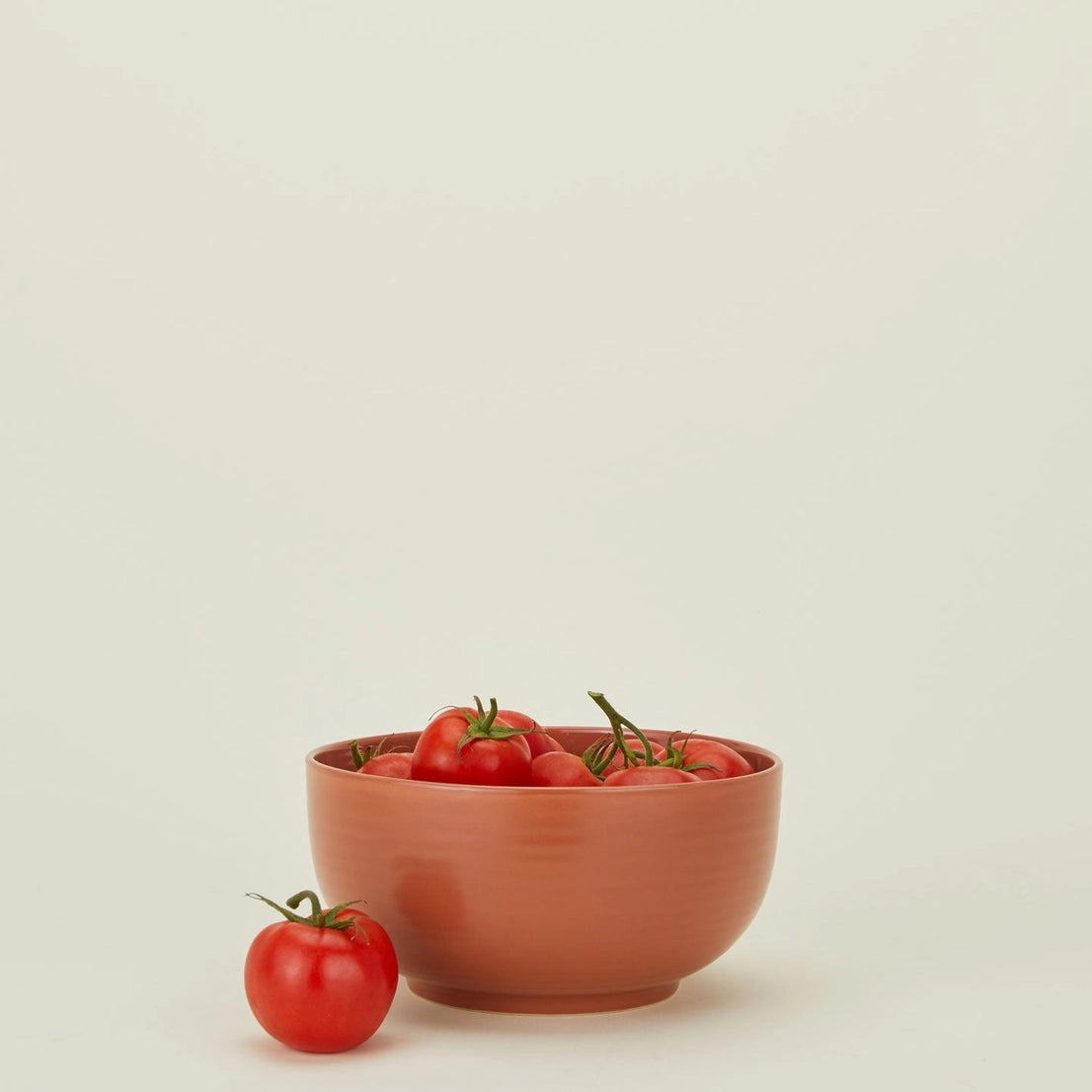 essential serving bowl in terracotta