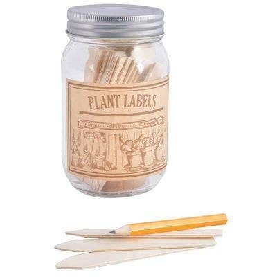 wooden plant labels
