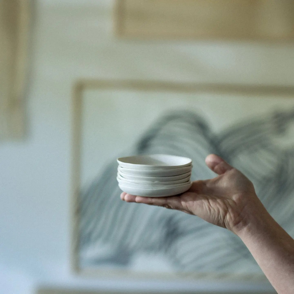 the little plate - cloud white