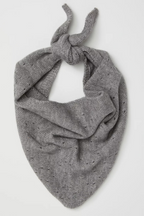 essential triangle scarf in grey
