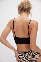 heirloom seamless bralette in black