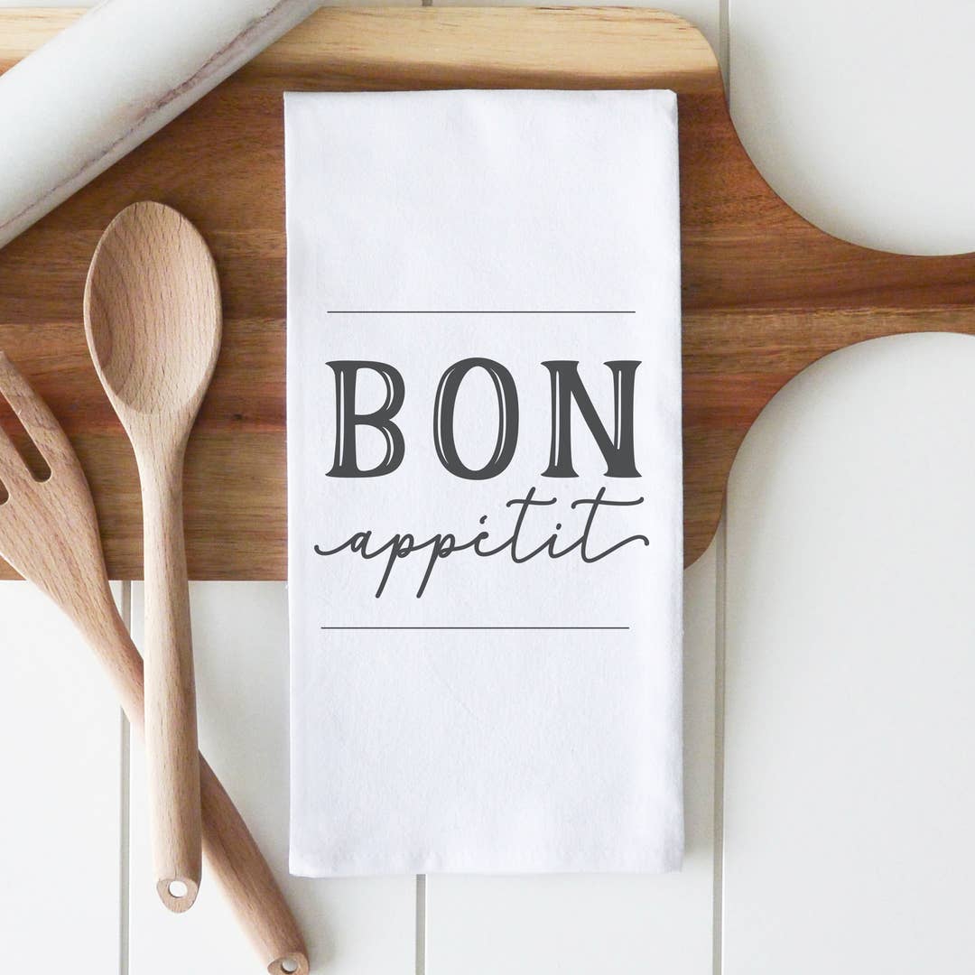 bon appetit tea towel