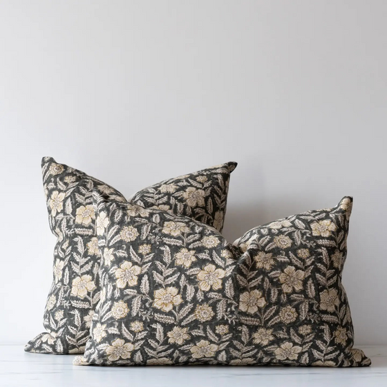 greta lumbar pillow + down insert